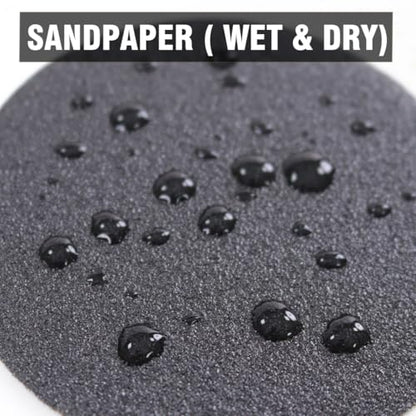 MAXMAN 3" Sanding Discs, 180 Grit Hook & Loop Sandpaper, Silicon Carbide - style: 180 Grit