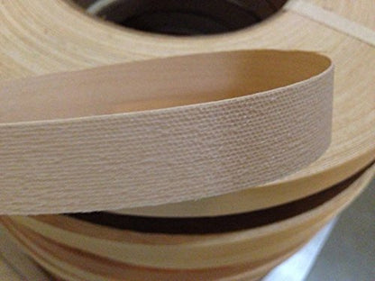 Edge Supply Red Oak 1-1/2 in x 25 ft Roll – Pre-Glued Iron-On Wood Veneer Tape – Wood Veneer Edge Banding Tape with Hot Melt Adhesive, Smooth Sanded Finish Ideal for Furniture & DIY, Made in USA - color: Red Oak, size: 1-1/2 in x 25 ft