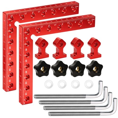 2PCS 5.5" 90 degree aluminum Corner Clamp for Woodworking