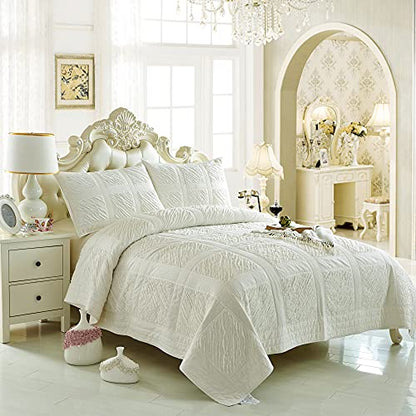 Vuwuma LENAILIN 72 x 96 Inch Natural Cotton Quilt Batting, Twin - size: 72" x 96"