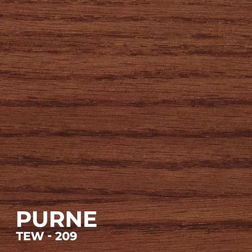 SamaN Interior Water Based Wood Stain - Natural Stain for Furniture, Moldings, Wood Paneling, Cabinets (Prune TEW-209-32, 32 oz)