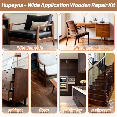 Hupeyna Wood Repair Kit, Wood Furniture Repair Kit - Walnut Series - color: Walnut Series