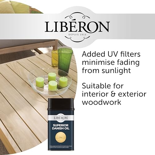 Liberon Superior Danish Oil with UV, 250 ml