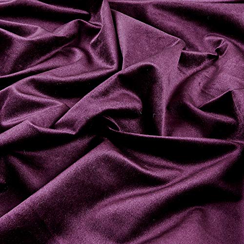 Royal Velvet Plum, Fabric by the Yard