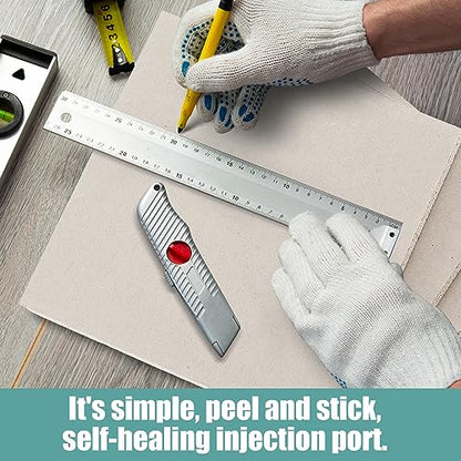 Amylove Drywall Repair Panel for Wall Repair, 4 Pieces, 6" x 6" x 1/2" - size: 6" x 6" x 1/2"
