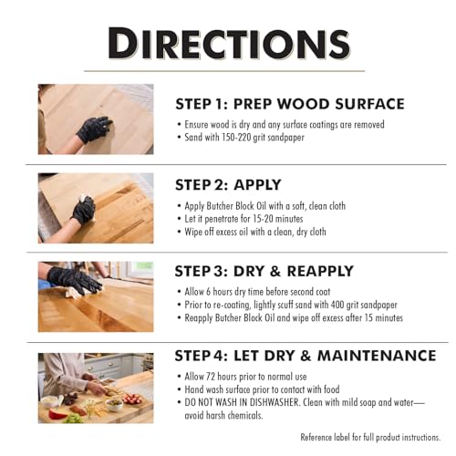 Watco Butcher Block Clear Oil & Finish