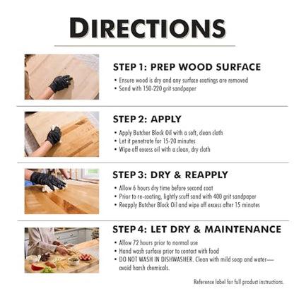 Watco Butcher Block Clear Oil & Finish
