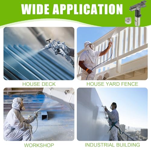 5 Pieces 211/313/415/517/623 Spray Nozzle Reversible Airless Spray Nozzle Airless Paint Sprayer Gun Nozzle with 5 Pieces airless Spray Gun mesh Filters Apply to Homes Decks Fences
