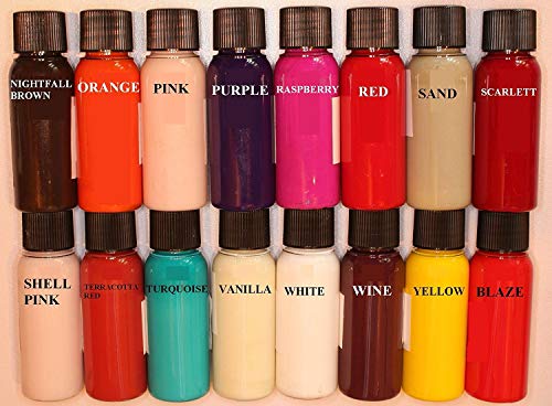 Leather Repair, Refinish, Restore Kit/Leather Max Touch-up for Leather & Vinyl Refinishing (White) - color: White