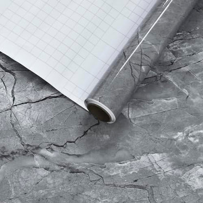 Gray Marble Contact Paper for Countertop Peel and Stick Waterproof - color: Gray, size: 16" x 118"