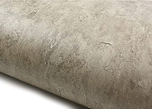 ROSEROSA Peel and Stick PVC Faux Stone Self-Adhesive Wallpaper Covering Counter Top Shelf Liner AB010 (2.00 Feet X 6.56 Feet)