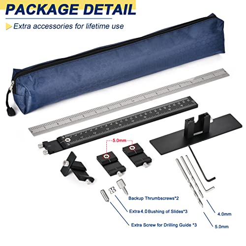 Cabinet Handle Jig, Template Tool for Hardware Installation Hole Drilling