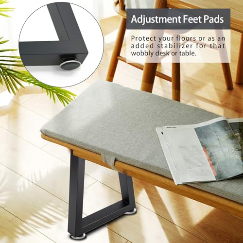 Taelakeni 22 Inch Metal Coffee Table Legs Bench Legs, Trapezoid - color: Trapezoid, size: 22 IN