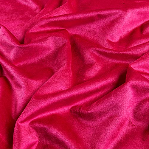 Royal Velvet Fuschia, Fabric by the Yard