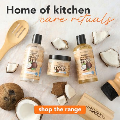 CLARK'S Cutting Board Oil made with Organic Coconut Oil, 12 Oz - Food Grade - style: Coconut Extract