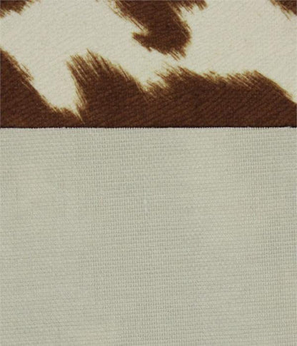 Suede Velvet Cow Print Fabric Udder Madness Upholstery 54" Wide Sold by The Yard (Bronze) - color: Bronze