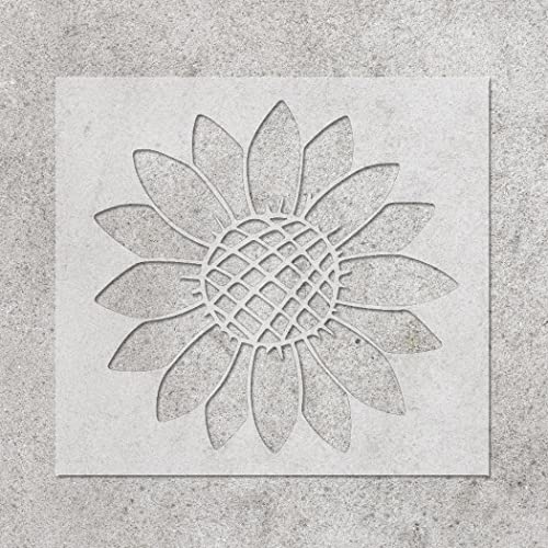 Sunflower Stencil - Reusable Stencils for Painting Crafts and Decorations