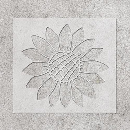 Sunflower Stencil - Reusable Stencils for Painting Crafts and Decorations