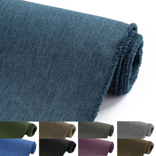 Waterproof Canvas Fabric by The Yard 600D Upholstery Fabric 58x36inch Navy - color: Navy Blue, size: Pre Cut 1 Yard