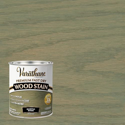 Varathane Premium Fast Dry Rustic Sage Wood Stain - color: Rustic Sage, size: 1 Quart (Pack of 1)