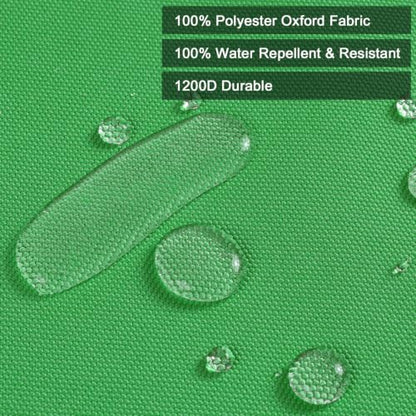 Waterproof Canvas Fabric by The Yard 1200D Upholstery Fabric 12 Yard Green - color: Green, size: 12 Yard