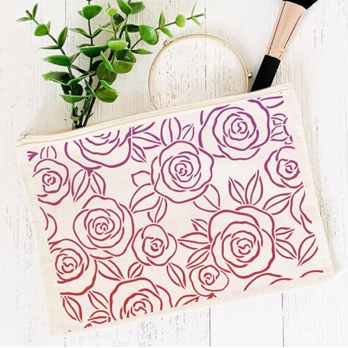 Stencils for Crafts Reusable Texture Stencils 12"x8" - style: Floral