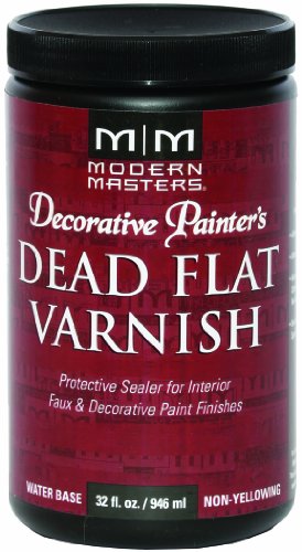 Modern Masters Semi-Gloss Clear Water-Based Dead Flat Varnish 32 oz - size: Quart