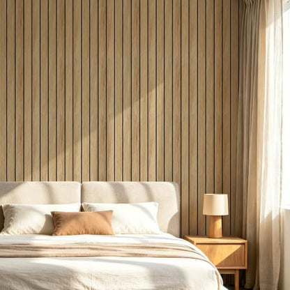 Peel and Stick Wood Wall Panels, 20 Pack, 3D Textured Faux Wood Grain - color: YG002-20