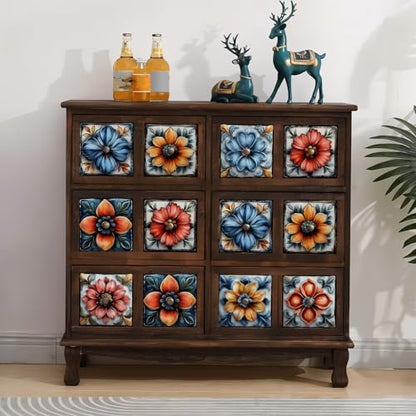 VICCI Peel and Stick Backsplash Decals, 12 Pack, 5.9x5.9 Inch - color: Art-03, size: 5.9x5.9IN*12pcs