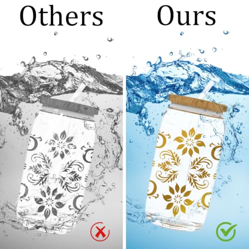 Gold Floral Carving Rub on transfers 4 PCS for Furniture Stickers