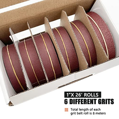 Emery Cloth Roll, 8 Meters - size: 6rolls 8m