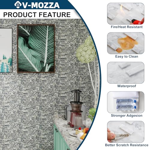 Emerald Marble Peel & Stick Tile for Vanity & Accent Wall - color: Cool Emerald