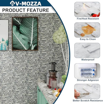 Emerald Marble Peel & Stick Tile for Vanity & Accent Wall - color: Cool Emerald