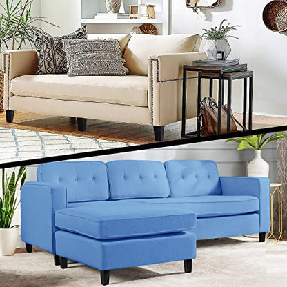 6 inch Furniture Legs Black Couch Legs Set of 6 Ottoman Replacement Sofa Legs for Sectional, Dresser, Recliner, Nightstand - size: 6 inch