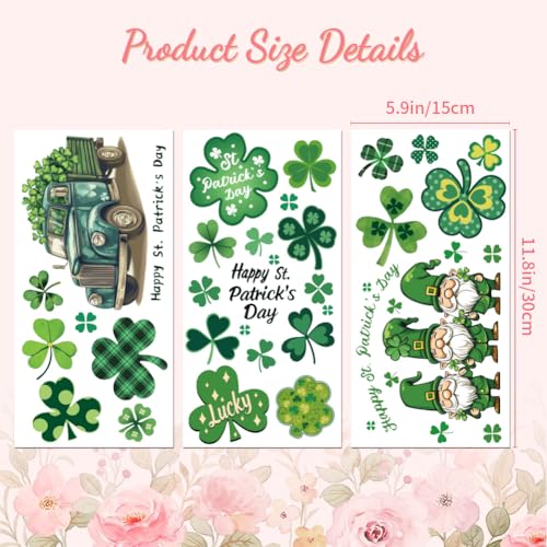 Peacoblue St.Patrick's Day Rub On Transfers for Furniture Craft 6"x12" - style: St.Patrick's Day