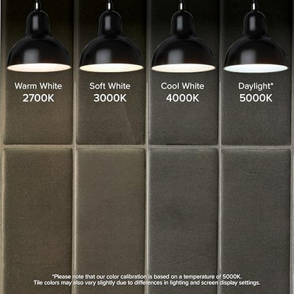 Smart Tiles Peel and Stick backsplash, Stacked Smoke Gray, 11.43"x9" - color: Smoke Gray