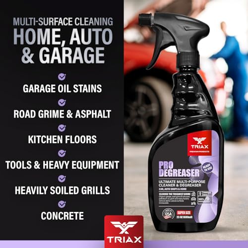 Triax Pro Degreaser and Cleaner, Multi-Purpose, Heavy Duty (1 Gallon) - size: 128 Fl Oz (Pack of 1)