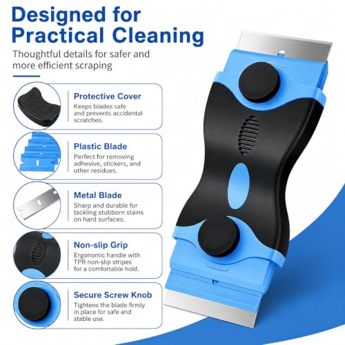 21Pcs Silicone Caulking Tool 3 in 1 Stainless Steel Head Scraper Caulk Remover Sealant for Kitchen Bathroom Window - color: 21Pcs