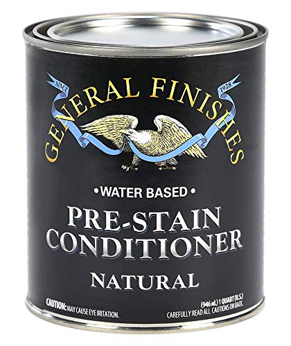 General Finishes Water Based Wood Stain, 1 Quart, Natural - color: Natural, size: 1 Quart