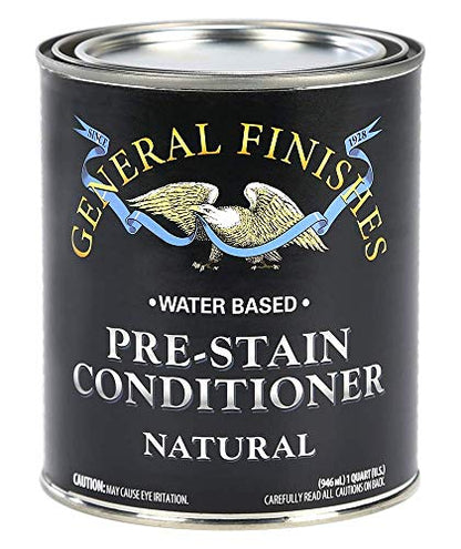General Finishes Water Based Wood Stain, 1 Quart, Natural - color: Natural, size: 1 Quart