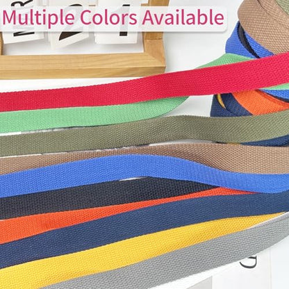 Rose Cotton Webbing 1in x 10Yards - color: Rose