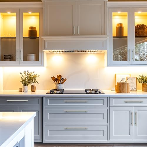 20 Pack Brushed Nickel Cabinet Handles, 3 in Hole Center Cabinet Pulls - color: Brushed Nickel, size: 3 in Hole Center