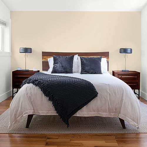 Glidden Total Interior Wall Paint & Primer All-in-One, Toasted Almond/White, Flat, 1 Gallon - color: Toasted Almond, size: 128 Fl Oz (Pack of 1)