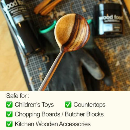 woodfood Wood Care Oil - Protection for Wood & Bamboo Cutting Boards, Furniture, Flooring, Toys and Salad Bowls (Neutral-Scent Free, 300ml / 10.2oz)