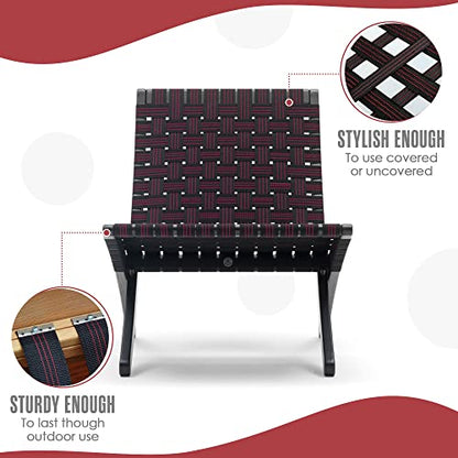 Chair Webbing, Upholstery Strapping, Elastic Furniture Repair, 2IN x 40FT - size: 2 Inch x 40 Feet