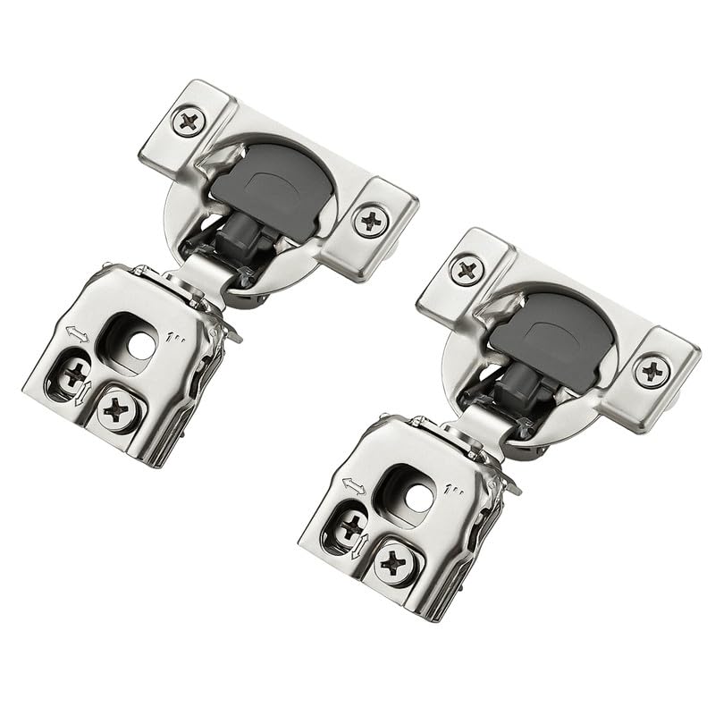 Soft Close Hinges for Kitchen Cabinet Hinges, 1 Inch Overlay, 20 Pack - size: 1 inch Overlay