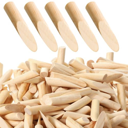 Myspace 300 Pcs Solid Wood Pocket Hole Plugs, 3/8 Inch Pine Wood Plugs