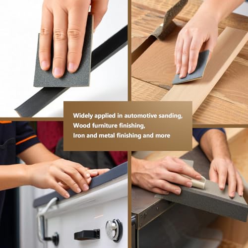 Sand Paper Variety Pack, 10PCS Wet/Dry Coarse Sandpaper for Wood Metal Crafts and Car Sanding, 150 Grit, 9 x 3.6 Inch - size: 150-Grit