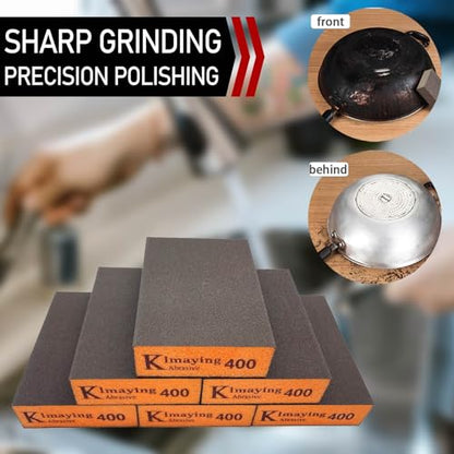 Sanding Sponge, 400 Grit Assortment Sanding Block - size: 400grit - 6PCS