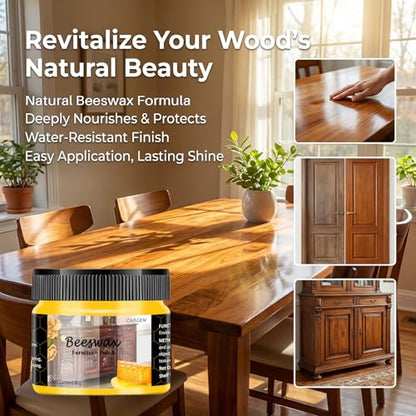 CARGEN Beeswax Furniture Polish - Beeswax Wood Polish and Cleaner - style: 2 Pack